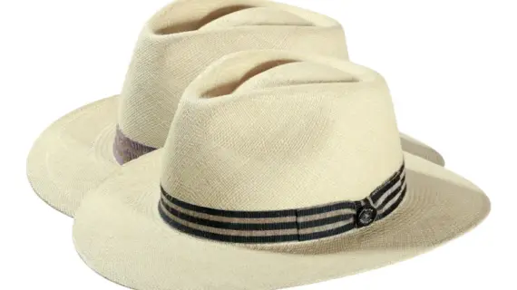 Panamahut Fedora City natur mit gestreiftem Leinenband|Panamahut Fedora City natur mit gestreiftem Leinenband|Panamahut Fedora City natur mit gestreiftem Leinenband||||||