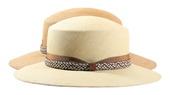 Panamahut Cloche aus Naturstroh mit geflochtenem Lederband|Panamahut Cloche aus Naturstroh mit geflochtenem Lederband|Panamahut Cloche aus Naturstroh mit geflochtenem Lederband|||
