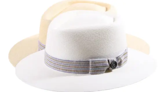 Panamahut Fedora naturfarben mit gestreiftem Hutband|||Panamahut Fedora naturfarben mit gestreiftem Hutband|Panamahut Fedora naturfarben mit gestreiftem Hutband|Panamahut Fedora naturfarben mit gestreiftem Hutband||Panamahut Fedora naturfarben mit gestreiftem Hutband|Panamahut Fedora naturfarben mit gestreiftem Hutband