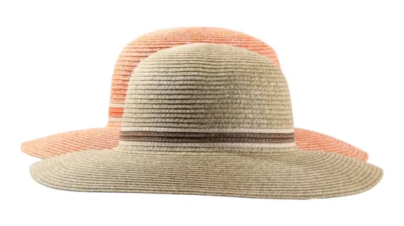 Damenhut Cloche Mélange aus 100% Papier in Senf-Mélange und Orange-Mélange.|Damenhut Cloche Mélange aus 100% Papier in Orange-Mélange.|Damenhut Cloche Mélange aus 100% Papier in Senf-Mélange.||||