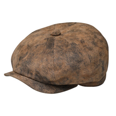 8-Panel Cap Leder – hochwertige Kopfbedeckung von Fiebig bei Hut Factory Schweiz