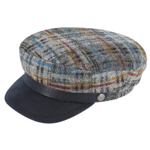 Schiffermütze aus Wolle mit Kunstlederschirm + Band – hochwertige Kopfbedeckung von Fiebig bei Hut Factory Schweiz