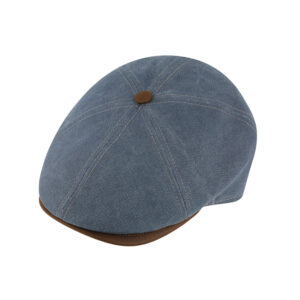 6-Panel Cap Canvas mit Lederimitat uni – hochwertige Kopfbedeckung von Fiebig bei Hut Factory Schweiz