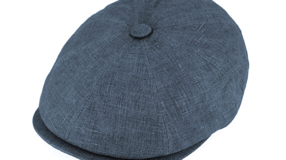 8-Panel Cap Leinen uni mit Knopf und Steg UV-Schutz – hochwertige Kopfbedeckung von Fiebig bei Hut Factory Schweiz