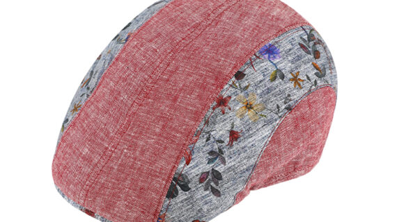 Flatcap florale und uni Längspanel – hochwertige Kopfbedeckung von Fiebig bei Hut Factory Schweiz