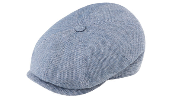 8-Panel Cap Leinen meliert mit Steg – hochwertige Kopfbedeckung von Fiebig bei Hut Factory Schweiz