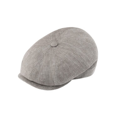 8-Panel Cap Leinen meliert mit Steg – hochwertige Kopfbedeckung von Fiebig bei Hut Factory Schweiz