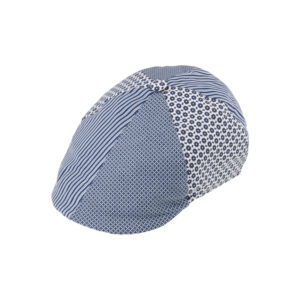6-Panel Cap kleingemustert mit Knopf – hochwertige Kopfbedeckung von Fiebig bei Hut Factory Schweiz