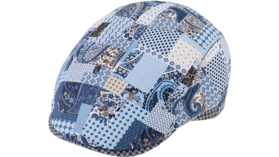 Flatcap gemustert Schild und Steg Hahnentritt – hochwertige Kopfbedeckung von Fiebig bei Hut Factory Schweiz