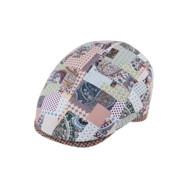 Flatcap gemustert Schild und Steg Hahnentritt – hochwertige Kopfbedeckung von Fiebig bei Hut Factory Schweiz