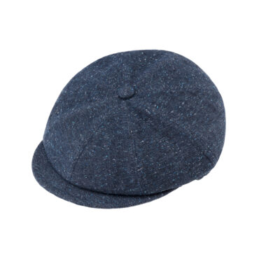 8-Panel Cap Seidengemisch meliert uni – hochwertige Kopfbedeckung von Fiebig bei Hut Factory Schweiz