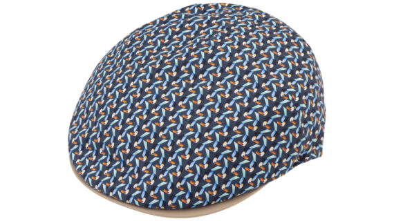 Flatcap Tukan-Muster Schild uni UV-Schutz – hochwertige Kopfbedeckung von Fiebig bei Hut Factory Schweiz