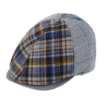 6-Panel Cap Karo Streifen UV-Schutz – hochwertige Kopfbedeckung von Fiebig bei Hut Factory Schweiz