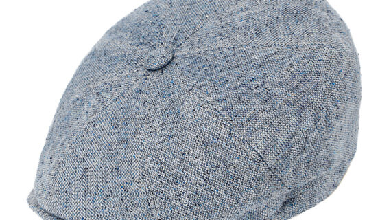8-Panel Cap Seide Tweed UV-Schutz – hochwertige Kopfbedeckung von Fiebig bei Hut Factory Schweiz