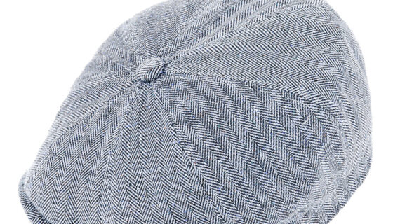 8-Panel Cap Seide Herringbone UV-Schutz – hochwertige Kopfbedeckung von Fiebig bei Hut Factory Schweiz