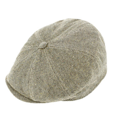 8-Panel Cap Seide Herringbone UV-Schutz – hochwertige Kopfbedeckung von Fiebig bei Hut Factory Schweiz