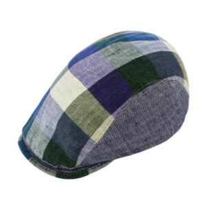 Flatcap bunt kariert UV-Schutz – hochwertige Kopfbedeckung von Fiebig bei Hut Factory Schweiz