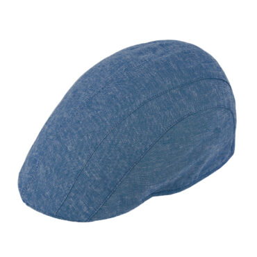 Flatcap Leinen meliert uni – hochwertige Kopfbedeckung von Fiebig bei Hut Factory Schweiz