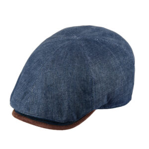 6-Panel Cap Leinen mit Steg und PU-Schirm UV-Schutz uni – hochwertige Kopfbedeckung von Fiebig bei Hut Factory Schweiz