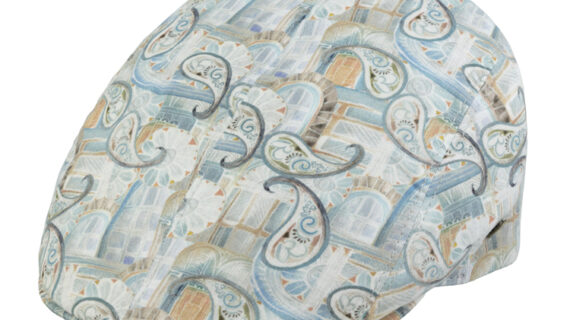 Flatcap Leinen gemustert UV-Schutz – hochwertige Kopfbedeckung von Fiebig bei Hut Factory Schweiz