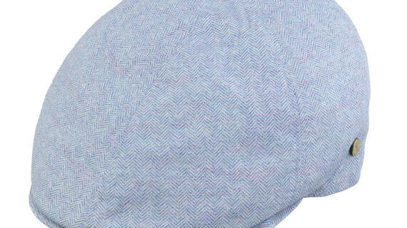 6-Panel Flatcap leicht gemustert – hochwertige Kopfbedeckung von Fiebig bei Hut Factory Schweiz