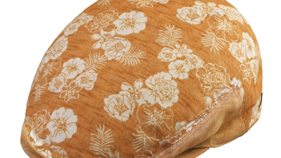 Flatcap florales Muster – hochwertige Kopfbedeckung von Fiebig bei Hut Factory Schweiz