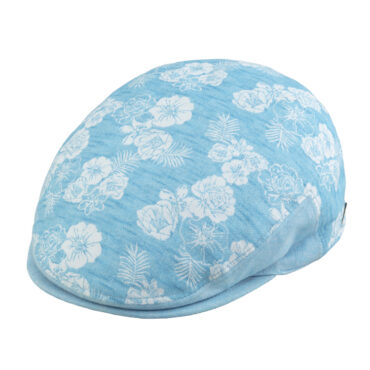 Flatcap florales Muster – hochwertige Kopfbedeckung von Fiebig bei Hut Factory Schweiz