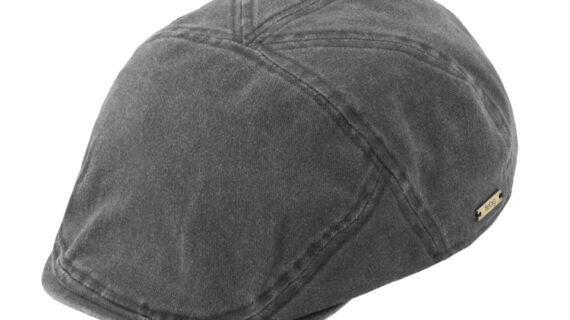 Flatcap gewaschene Baumwolle uni UV Schutz – hochwertige Kopfbedeckung von Fiebig bei Hut Factory Schweiz