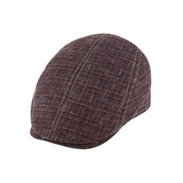 Flatcap gemustert mit Kontrastnähten – hochwertige Kopfbedeckung von Fiebig bei Hut Factory Schweiz|Flatcap gemustert mit Kontrastnähten – hochwertige Kopfbedeckung von Fiebig bei Hut Factory Schweiz