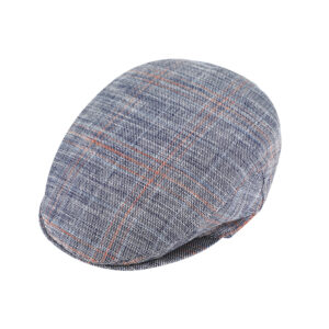 Flatcap Leinen Karomuster – hochwertige Kopfbedeckung von Fiebig bei Hut Factory Schweiz