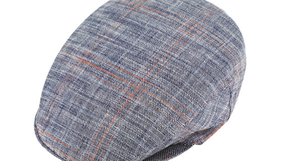 Flatcap Leinen Karomuster – hochwertige Kopfbedeckung von Fiebig bei Hut Factory Schweiz