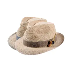 Sommerhut Trilby Raffia mit Strohschmuck|Sommerhut Trilby Raffia mit Strohschmuck|Sommerhut Trilby Raffia mit Strohschmuck