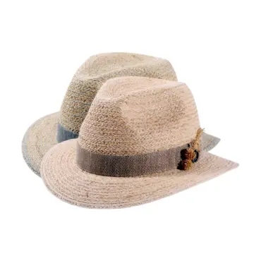 Sommerhut Fedora Traveler Raffia mit Strohschmuck|Sommerhut Fedora Traveler Raffia mit Strohschmuck|Sommerhut Fedora Traveler Raffia mit Strohschmuck
