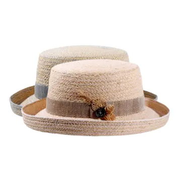 Damen Aufschlaghut Raffia "Strohschmuck"|Damen Aufschlaghut Raffia "Strohschmuck"|Damen Aufschlaghut Raffia "Strohschmuck"||