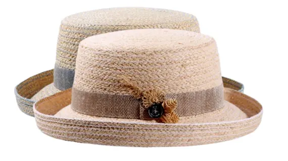 Damen Aufschlaghut Raffia "Strohschmuck"|Damen Aufschlaghut Raffia "Strohschmuck"|Damen Aufschlaghut Raffia "Strohschmuck"||