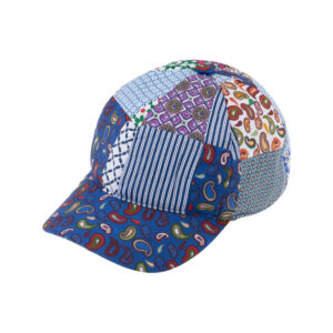 Baseballcap Patchwork mit Paisleymuster – hochwertige Kopfbedeckung von Fiebig bei Hut Factory Schweiz