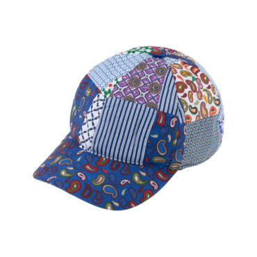 Baseballcap Patchwork mit Paisleymuster – hochwertige Kopfbedeckung von Fiebig bei Hut Factory Schweiz
