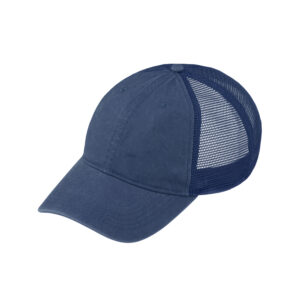 Baseballcap Mesheinsatz gewaschene Baumwolle uni – hochwertige Kopfbedeckung von Fiebig bei Hut Factory Schweiz