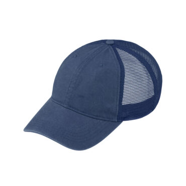 Baseballcap Mesheinsatz gewaschene Baumwolle uni – hochwertige Kopfbedeckung von Fiebig bei Hut Factory Schweiz