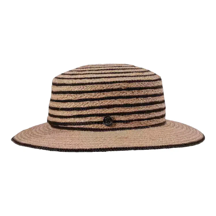 Damen Sommerhut Cloche Raffia fein 2 farbig – Bild 13