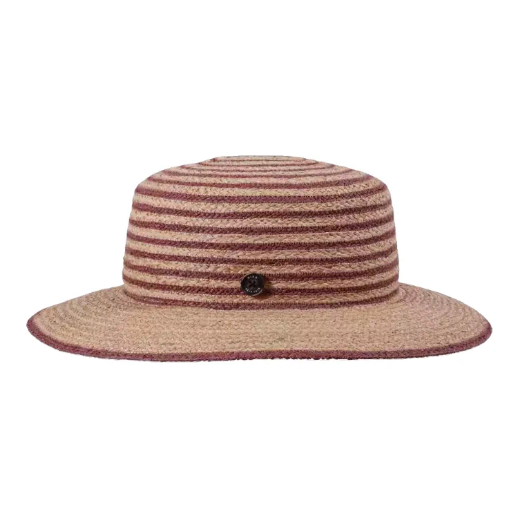 Damen Sommerhut Cloche Raffia fein 2 farbig – Bild 12