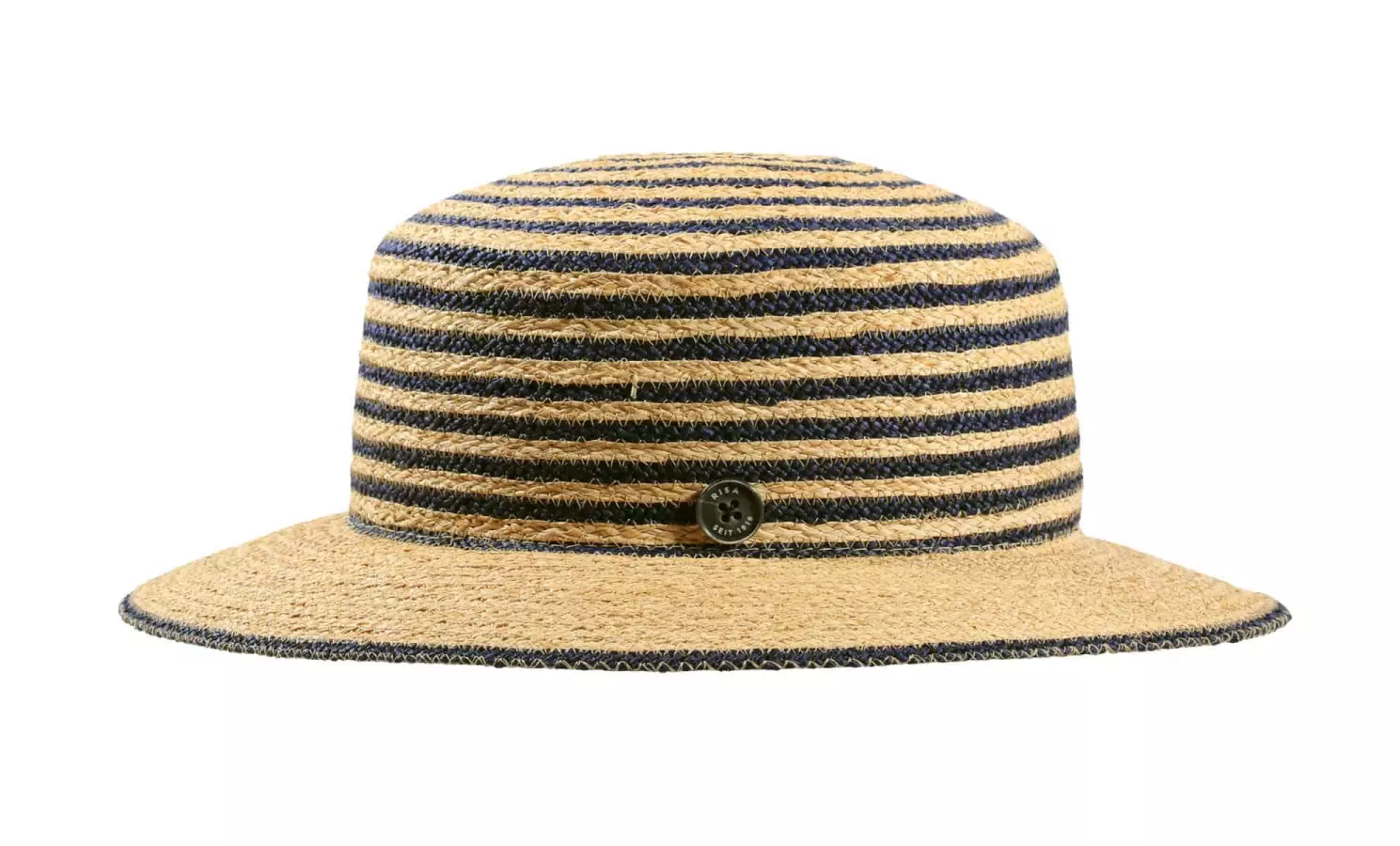 Damen Sommerhut Cloche Raffia fein 2 farbig – Bild 9