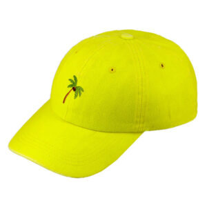 Baseballcap gewaschene Baumwolle Stickerei Palme UV-Schutz – hochwertige Kopfbedeckung von Fiebig bei Hut Factory Schweiz