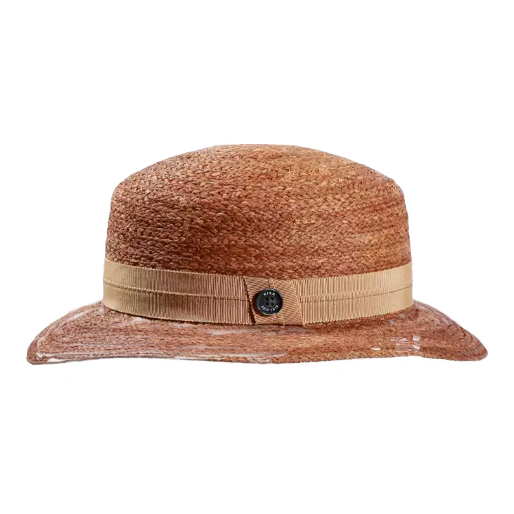 Damen Sommerhut Cloche Raffia fein farbig – Bild 6