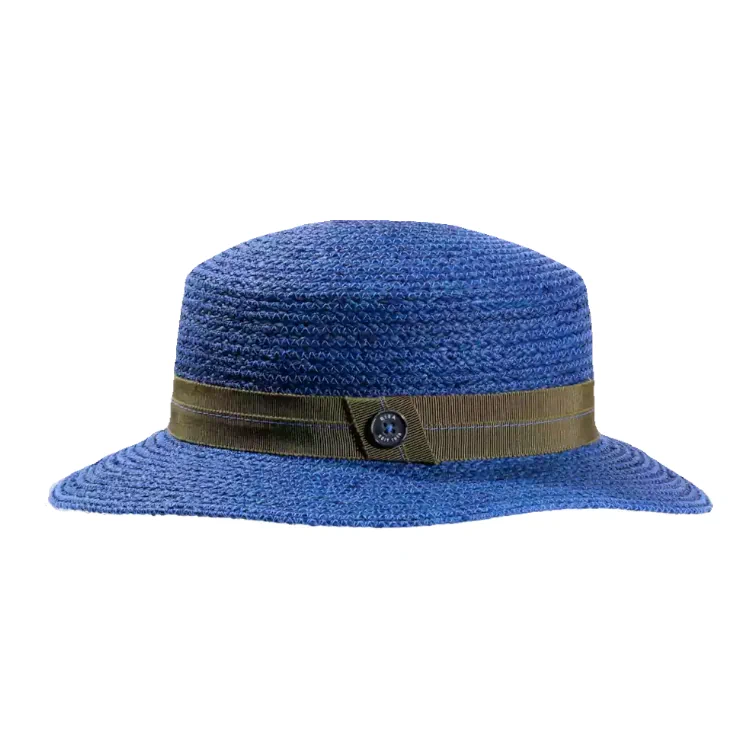 Damen Sommerhut Cloche Raffia fein farbig – Bild 8