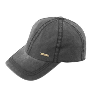 Baseballcap gewaschene Baumwolle uni UV-Schutz – hochwertige Kopfbedeckung von Fiebig bei Hut Factory Schweiz