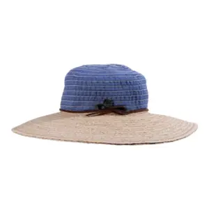 altbarer Sommerhut Cloche mit breitem Raffiarand und gestreifter Stoffkrone|altbarer Sommerhut Cloche mit breitem Raffiarand und gestreifter Stoffkrone|||altbarer Sommerhut Cloche mit breitem Raffiarand und gestreifter Stoffkrone|altbarer Sommerhut Cloche mit breitem Raffiarand und gestreifter Stoffkrone