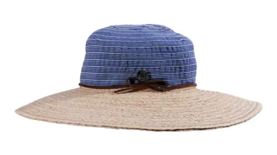 altbarer Sommerhut Cloche mit breitem Raffiarand und gestreifter Stoffkrone|altbarer Sommerhut Cloche mit breitem Raffiarand und gestreifter Stoffkrone|||altbarer Sommerhut Cloche mit breitem Raffiarand und gestreifter Stoffkrone|altbarer Sommerhut Cloche mit breitem Raffiarand und gestreifter Stoffkrone