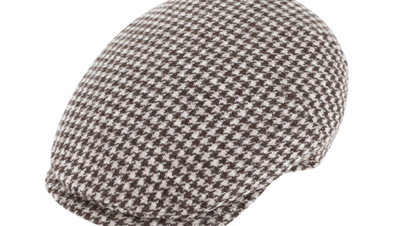 Flatcap Wolle Hahnentritt – hochwertige Kopfbedeckung von Fiebig bei Hut Factory Schweiz