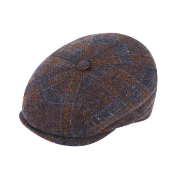 8-Panel Cap gemustert mit Steg – hochwertige Kopfbedeckung von Fiebig bei Hut Factory Schweiz